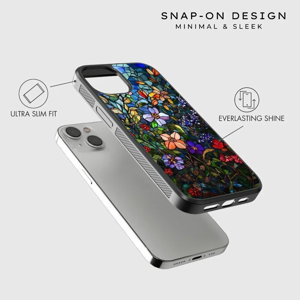 Floral Phone Cover – iPhone 16, 15 Pro, 14, Galaxy S25, S24, S24 Ultra, Pixel 9