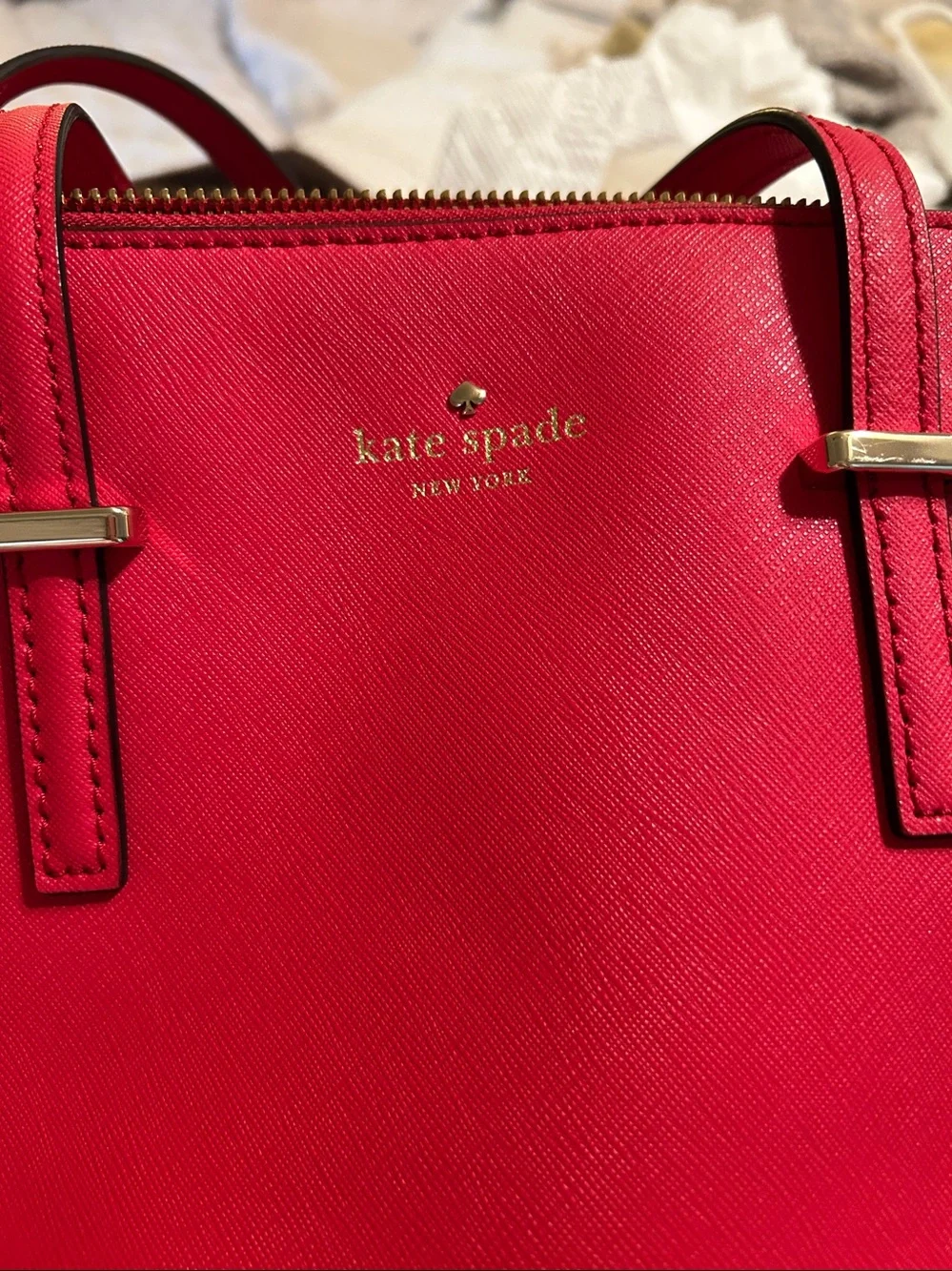 kate spade red leather satchel with detachable strap with bag for cover