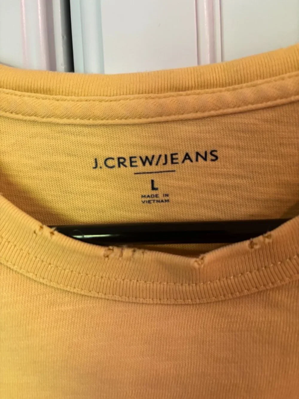J. Crew large yellow
