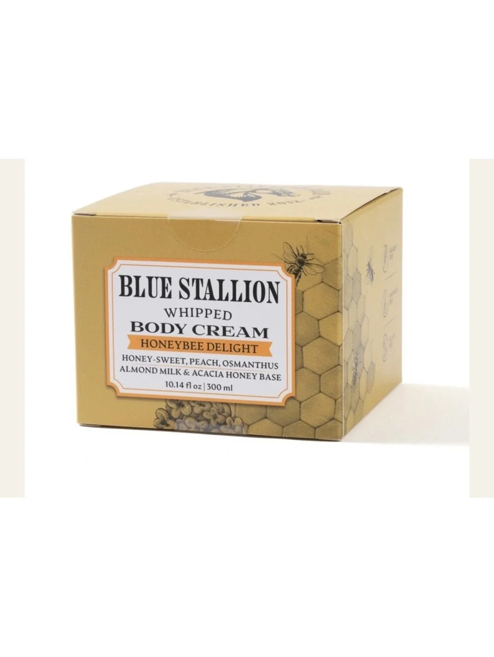 BLUE STALLION HONEYBEE DELIGHT WHIPPED BODY CREAM 300ml $24 value