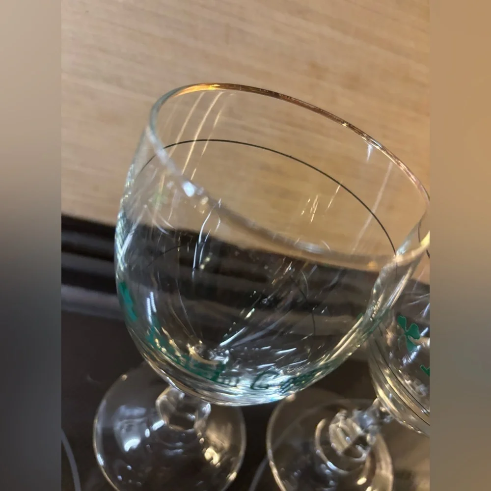 2 Cristal D'Arques Vintage Irish Coffee Glasses