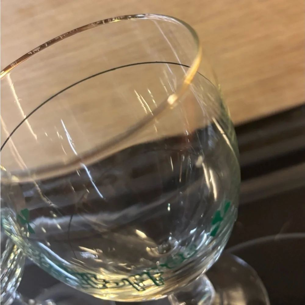 2 Cristal D'Arques Vintage Irish Coffee Glasses