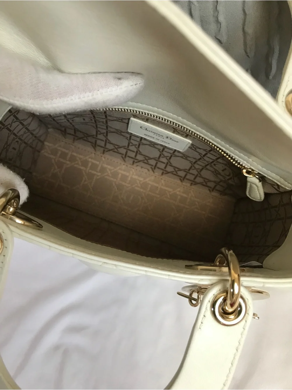 Sold✅✅ Lady Dior MydiorAbc Cannages Bag Small
