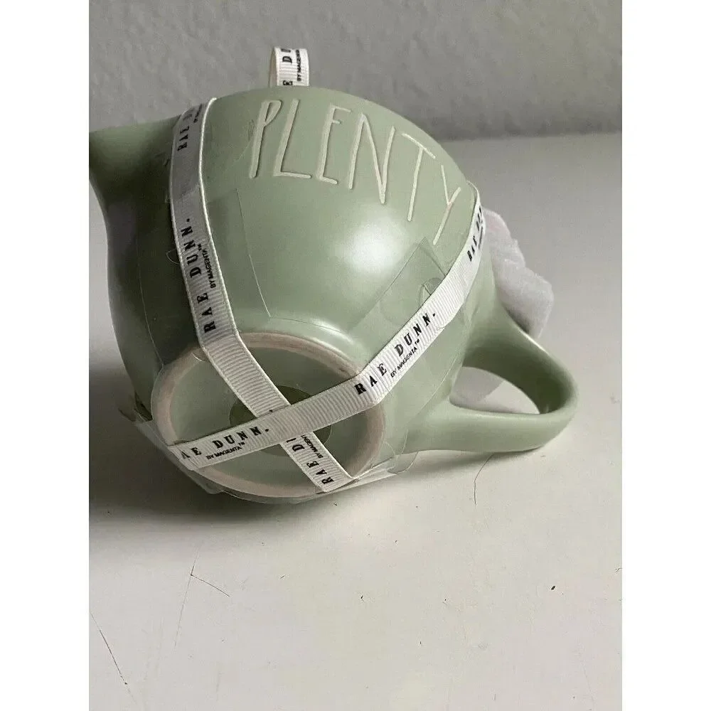 RAE DUNN Thanksgiving Measuring Cups‎ Gather Bounty Blessings Plenty Ceramic NEW