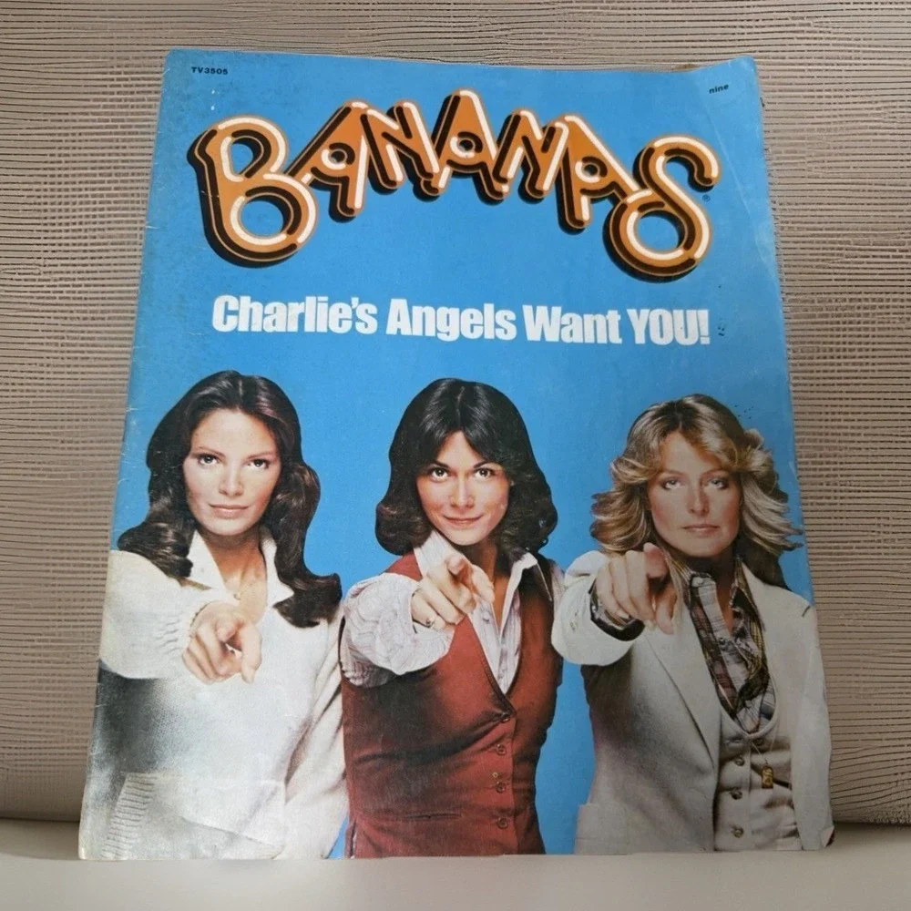 Bananas Charlie's Angels Want You! The Ultimate Teen Parody 1977 Cover Issue # 9