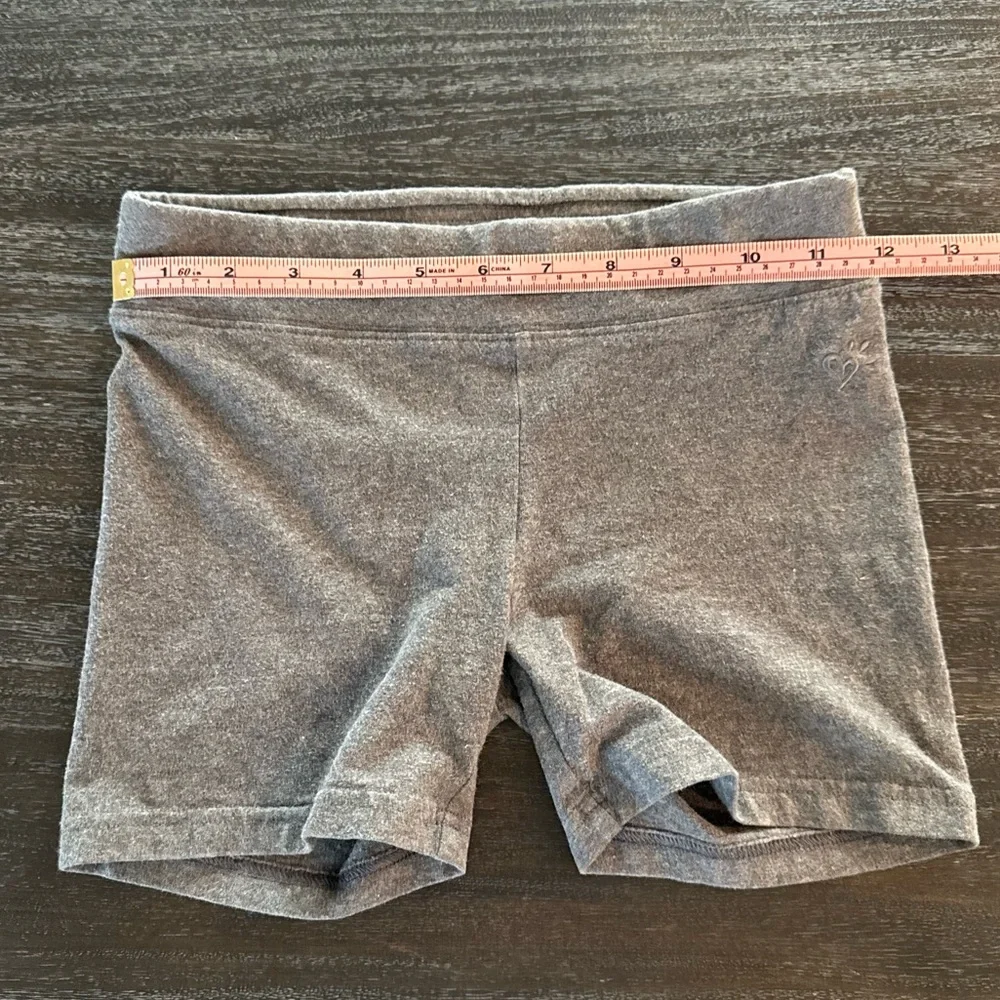 Justice Girls 10 Athletic Grey Shorts