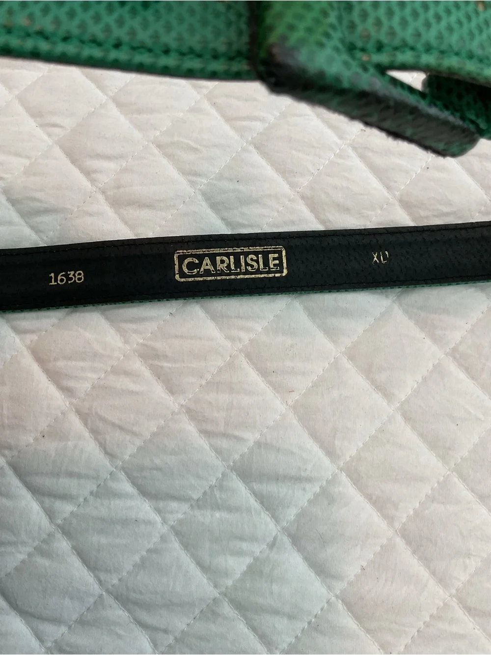 Carlisle green leather