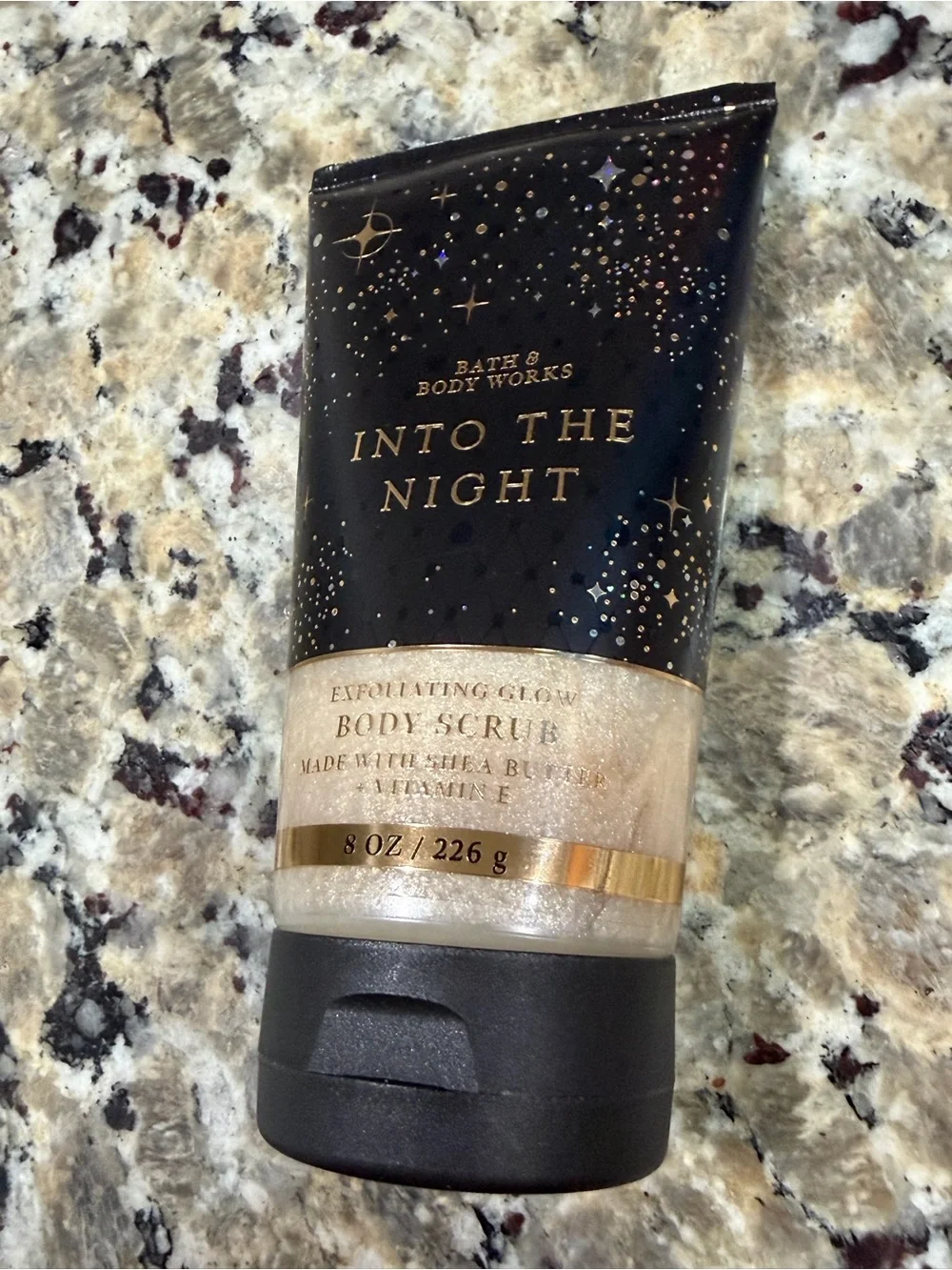 Bath & Body Works Into The Night Exfoliating Body Scrub - Black & Gold