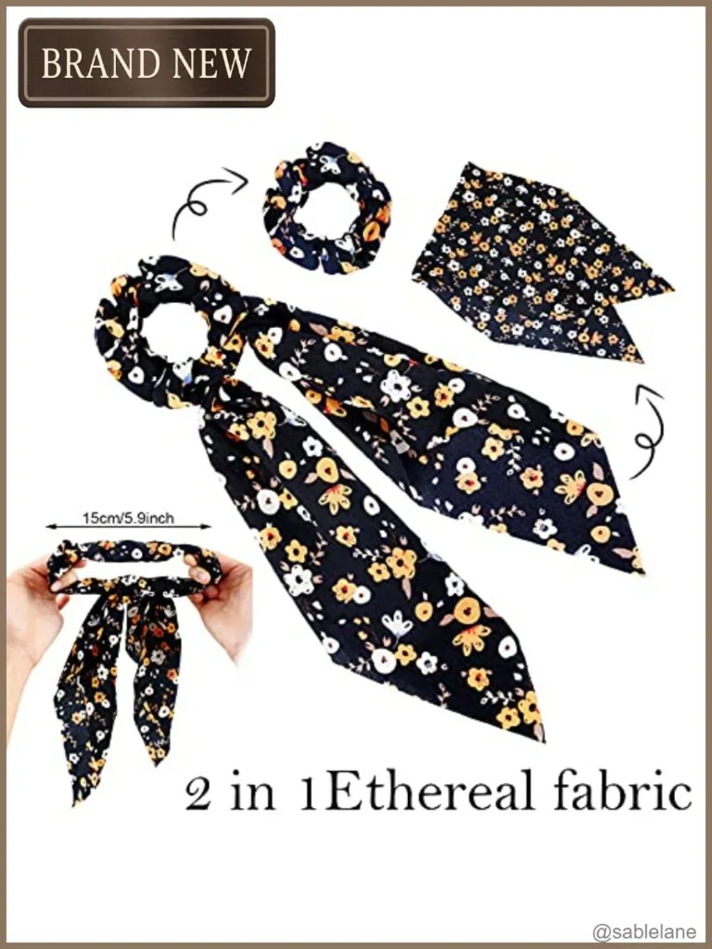 N/A thin scrunchies knots