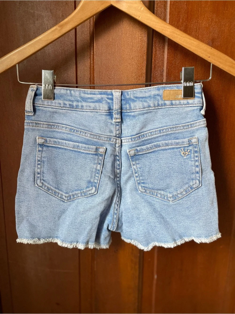 Justice girls size 10 denim shorts