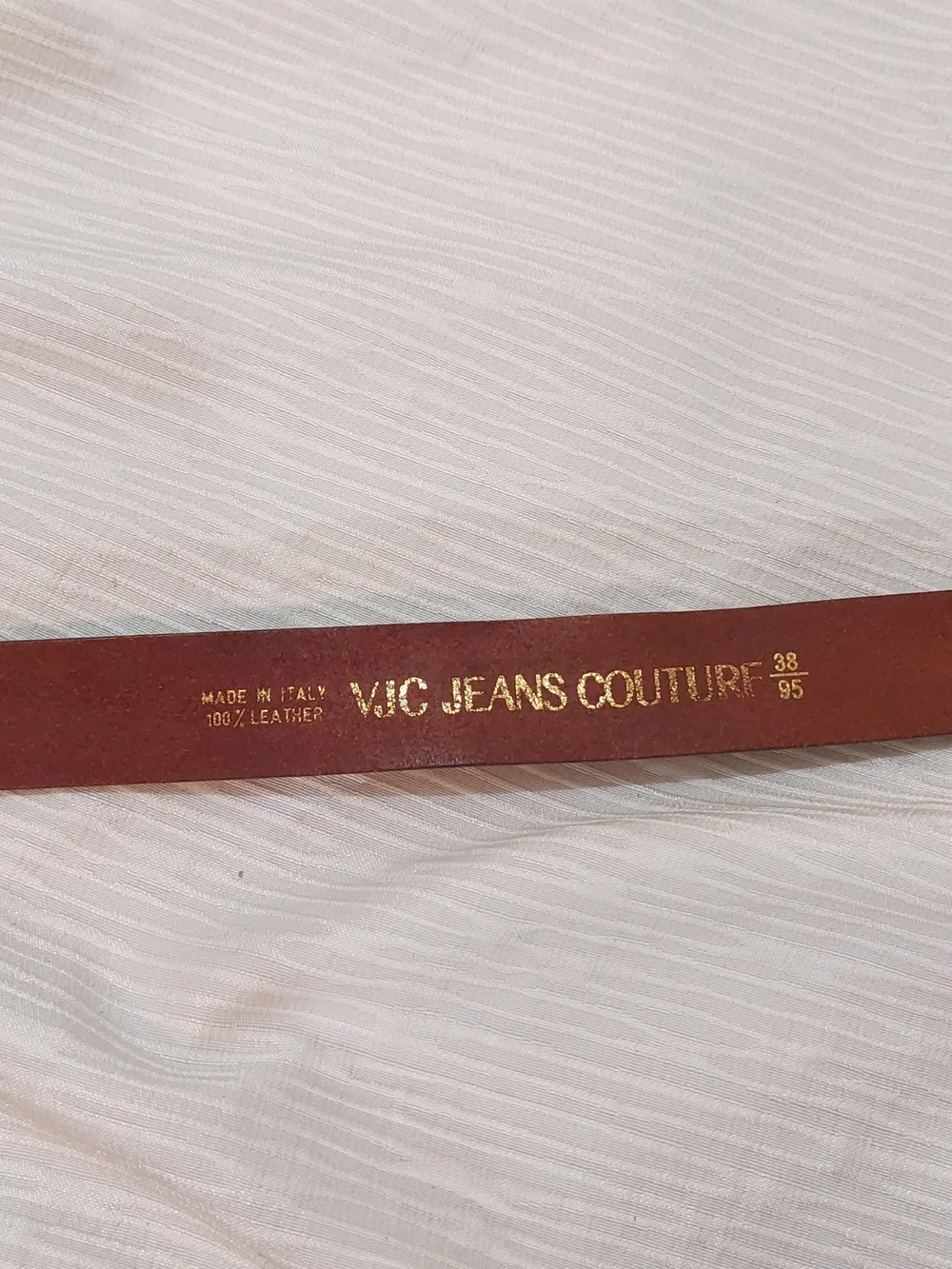 Versace leather belt