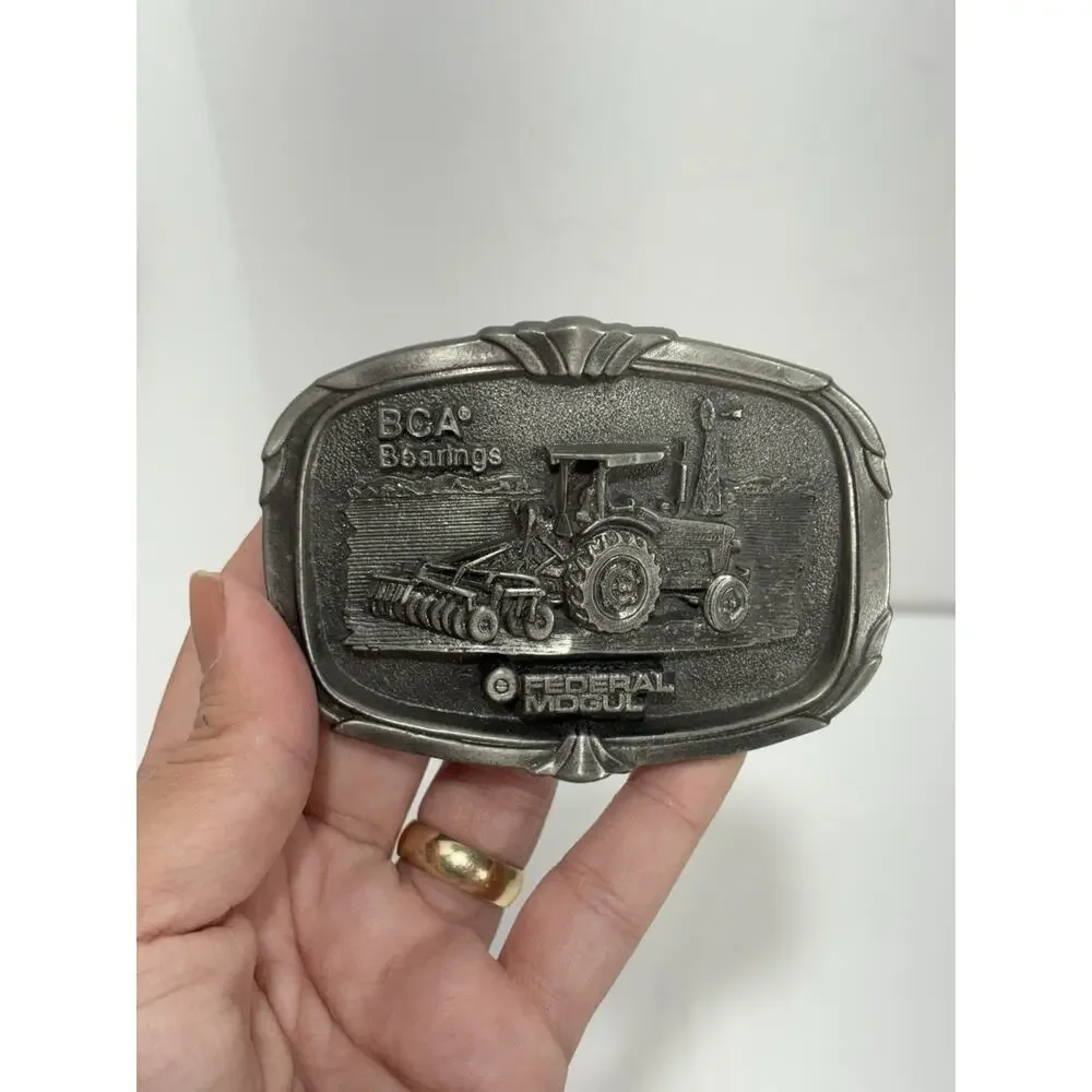 Great American Buckle Co BCA Bearings Federal Mogul Made‎ in USA Belt Buckle