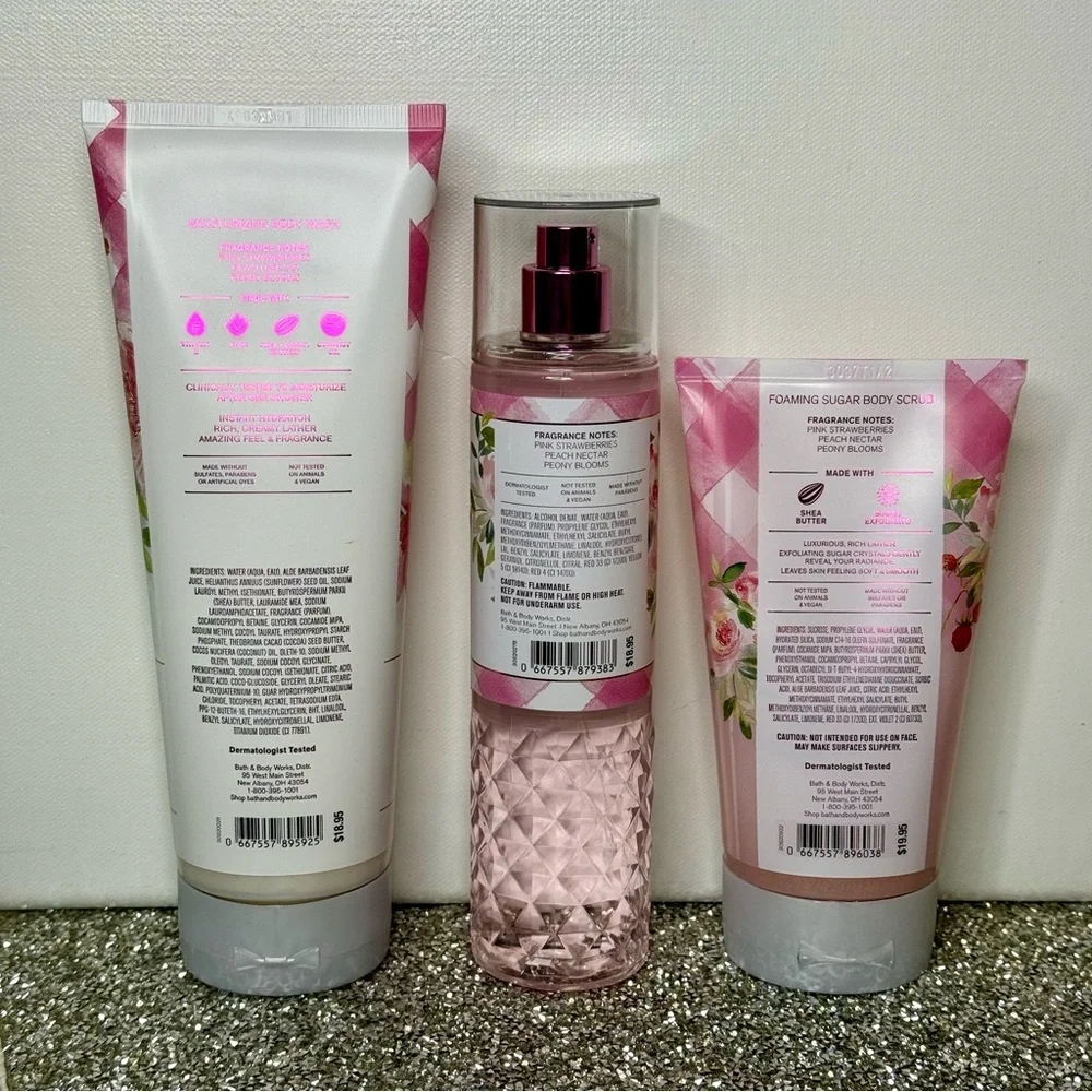 Bath & Body Works Gingham Gorgeous Body Care Gift Set NWT