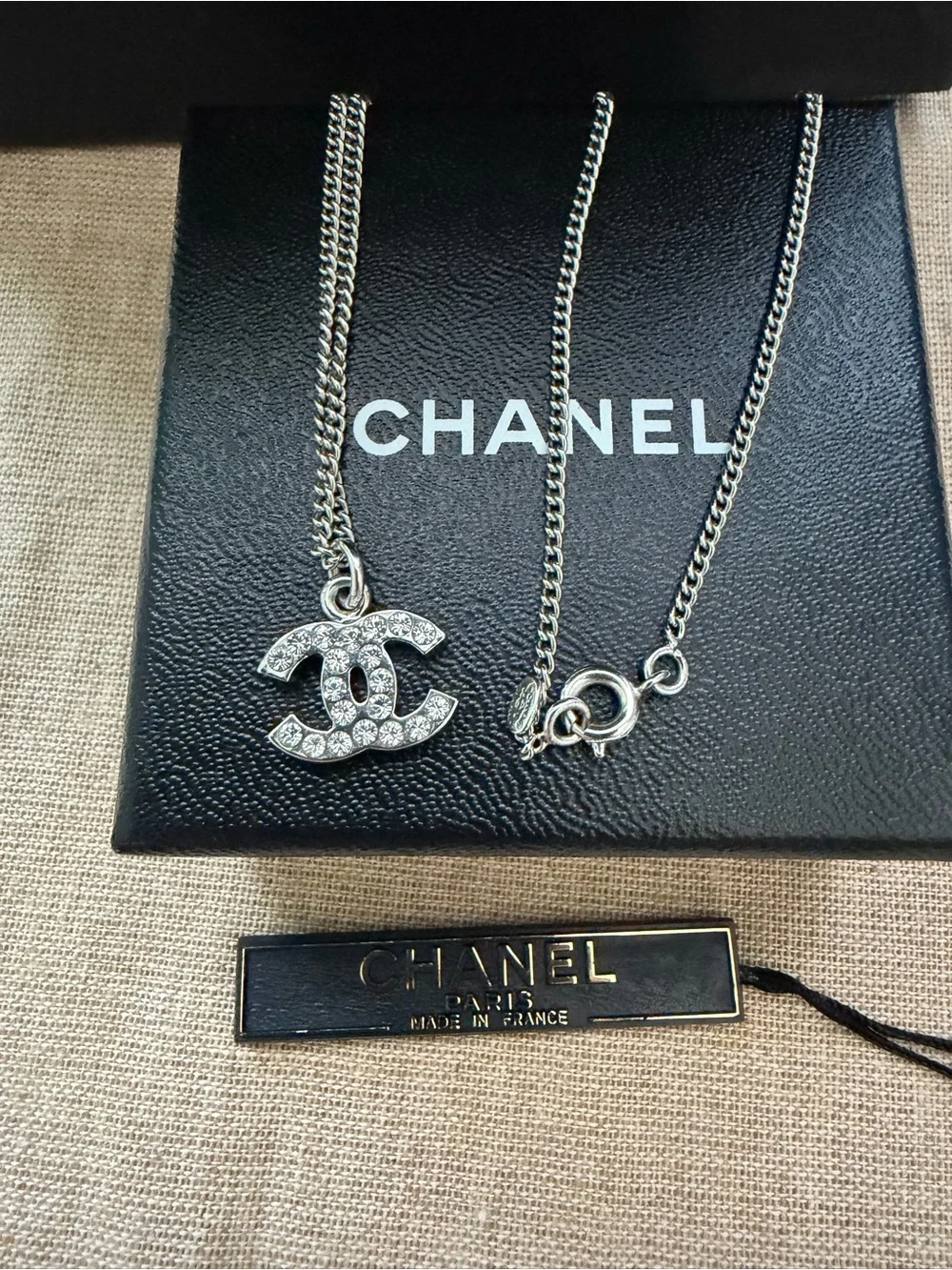 CHANEL designer cc shiny