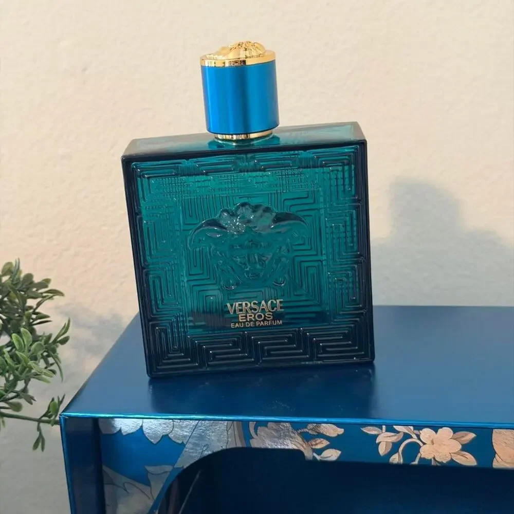 Versace eros blue silver