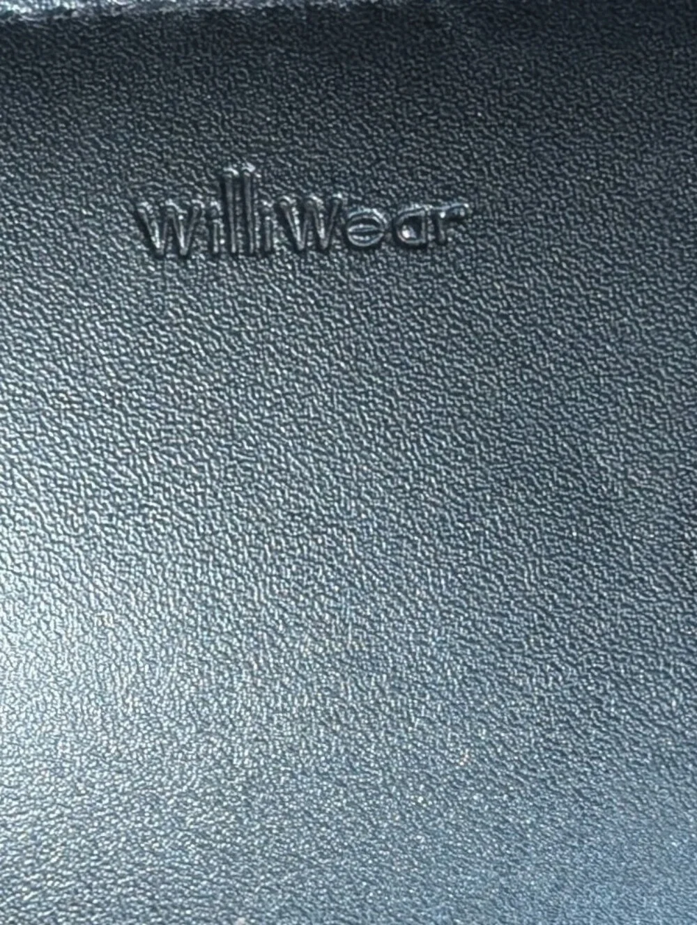 Vintage Willi Smith Black Acordian Style Wallet