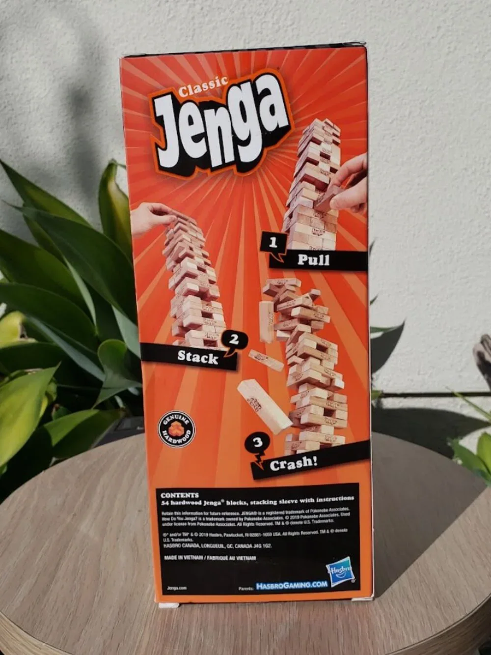 Jenga smoke board basket