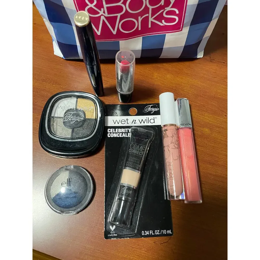 makeup eLF Wet n wild Avon lip‎ color eyeshadow concealer Misc lot 7 items