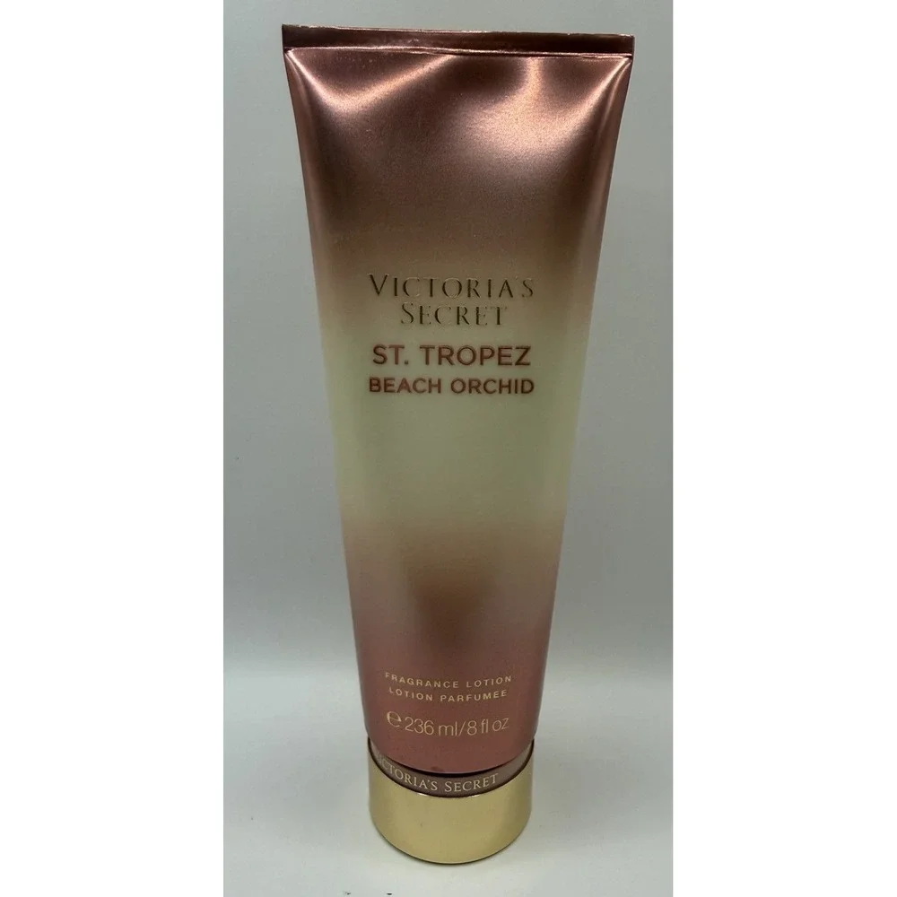 VICTORIA'S SECRET ST TROPEZ BEACH ORCHID FRAGRANCE BODY LOTION‎ CREAM 8 oz NEW