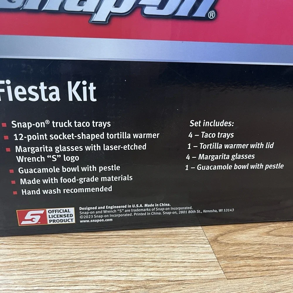 Snap-on wrench tortilla set
