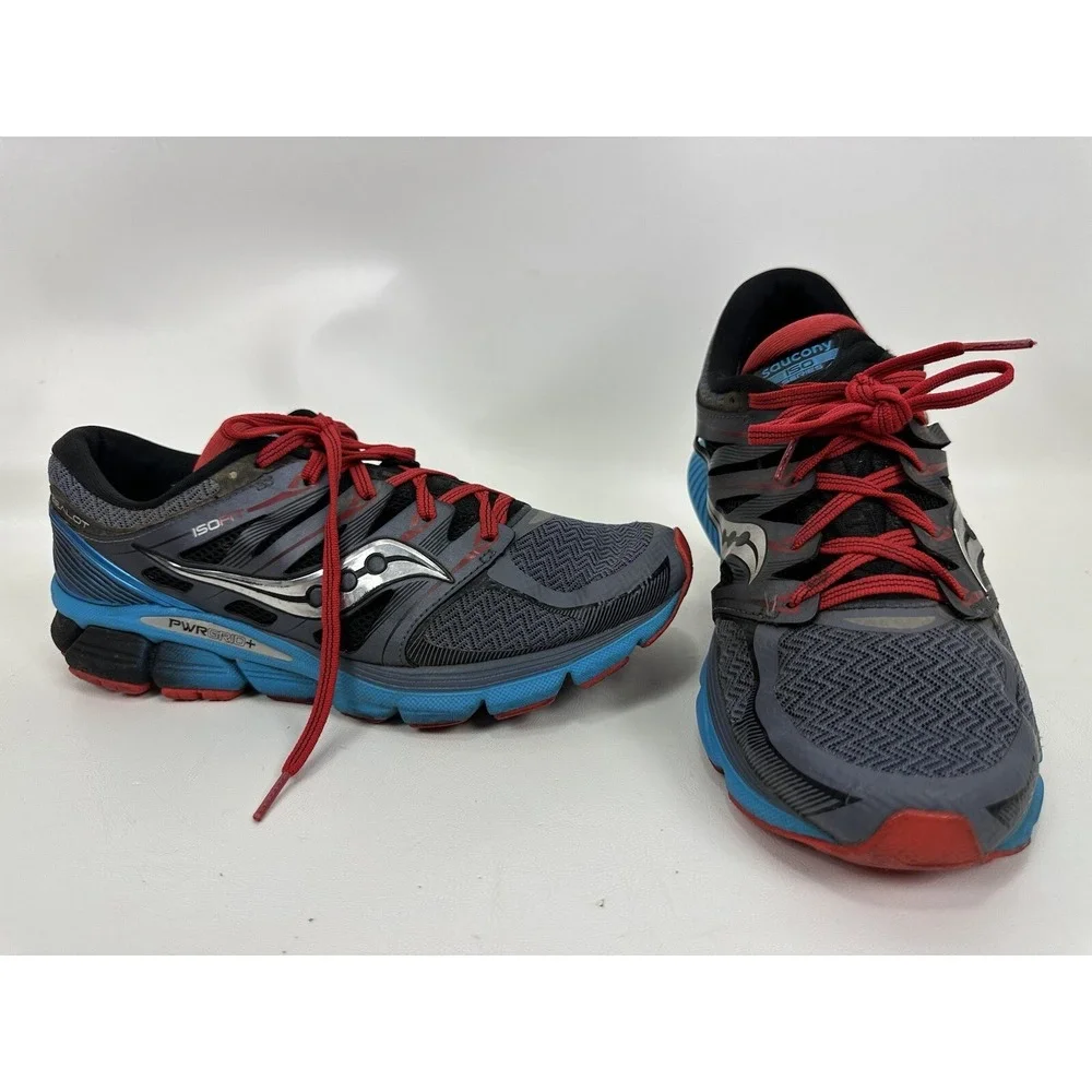 Saucony Mens Zealot ISO S20269-2 Gray Running Shoes Sneakers Size 9M US‎