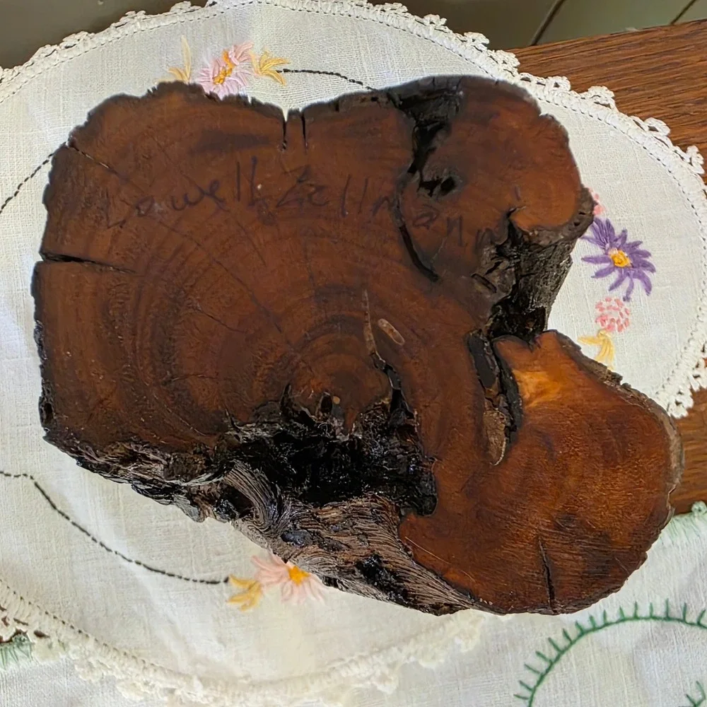 CLEARANCE 💲6️⃣ Rustic Burl Wood Candle Holder‎ Hand Carved Natural Bark Texture