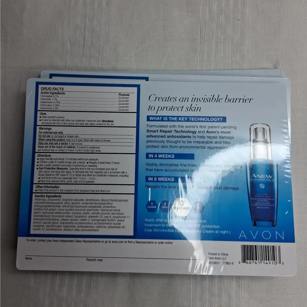 Avon anew samples