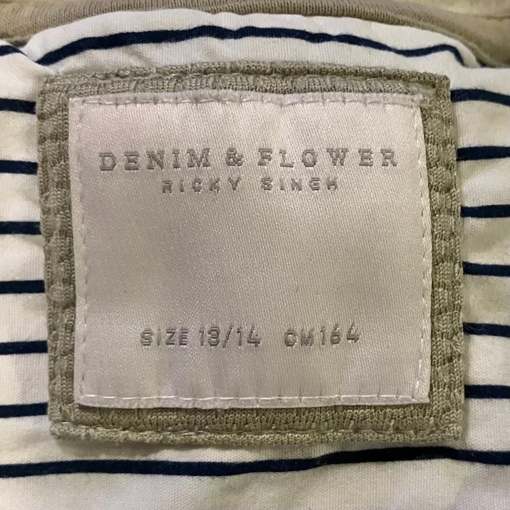 Nike denim flower