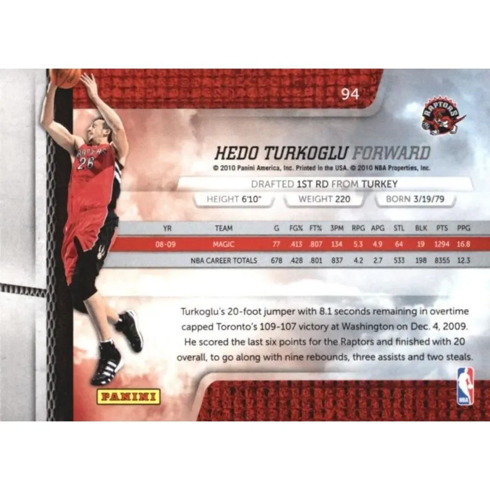 Panini card class it