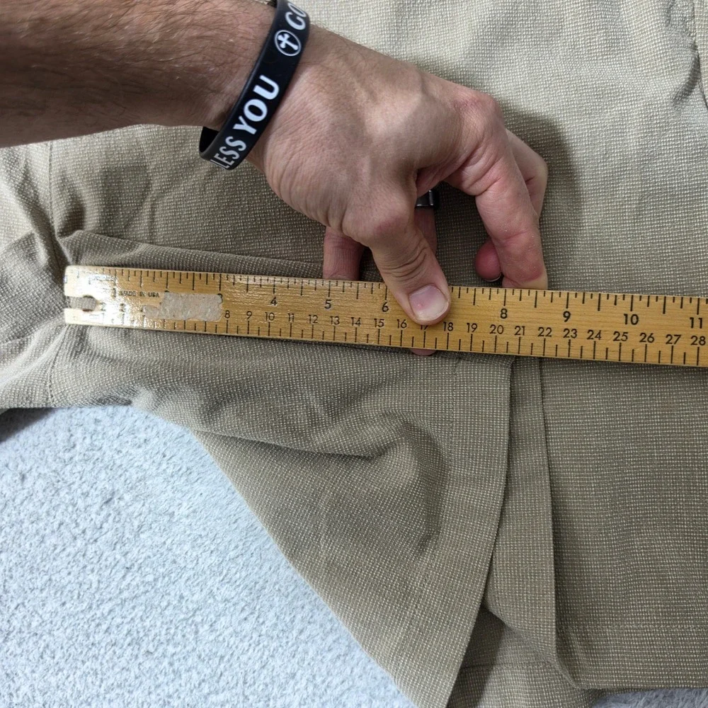 NEW! Adidas‎ Shorts Mens 38/8 Tan Stretch Golf Performance Textured HG8845