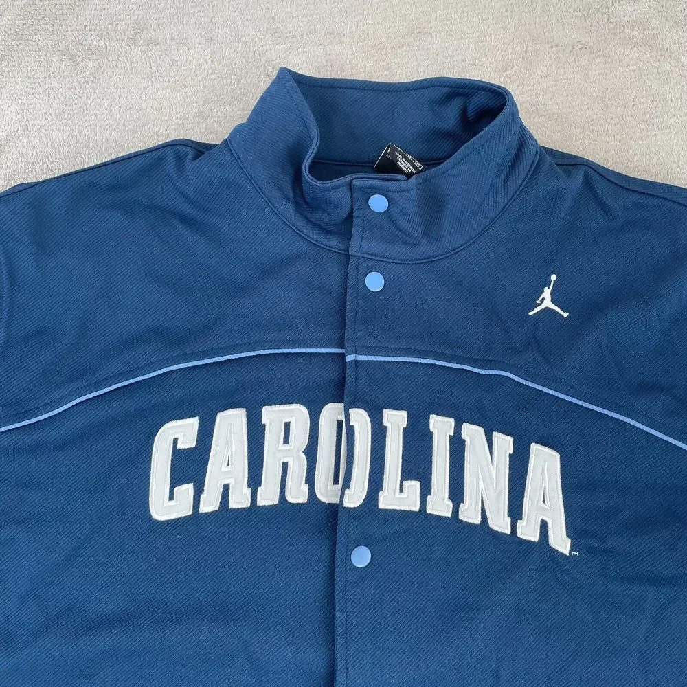 VTG Air Jordan North Carolina Tar Heels Shooting Shirt 2XL Blue Warm Up Nike‎