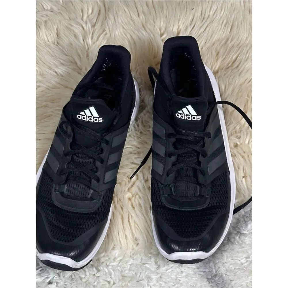 adidas Black and White Men's Athletic Running Shoes