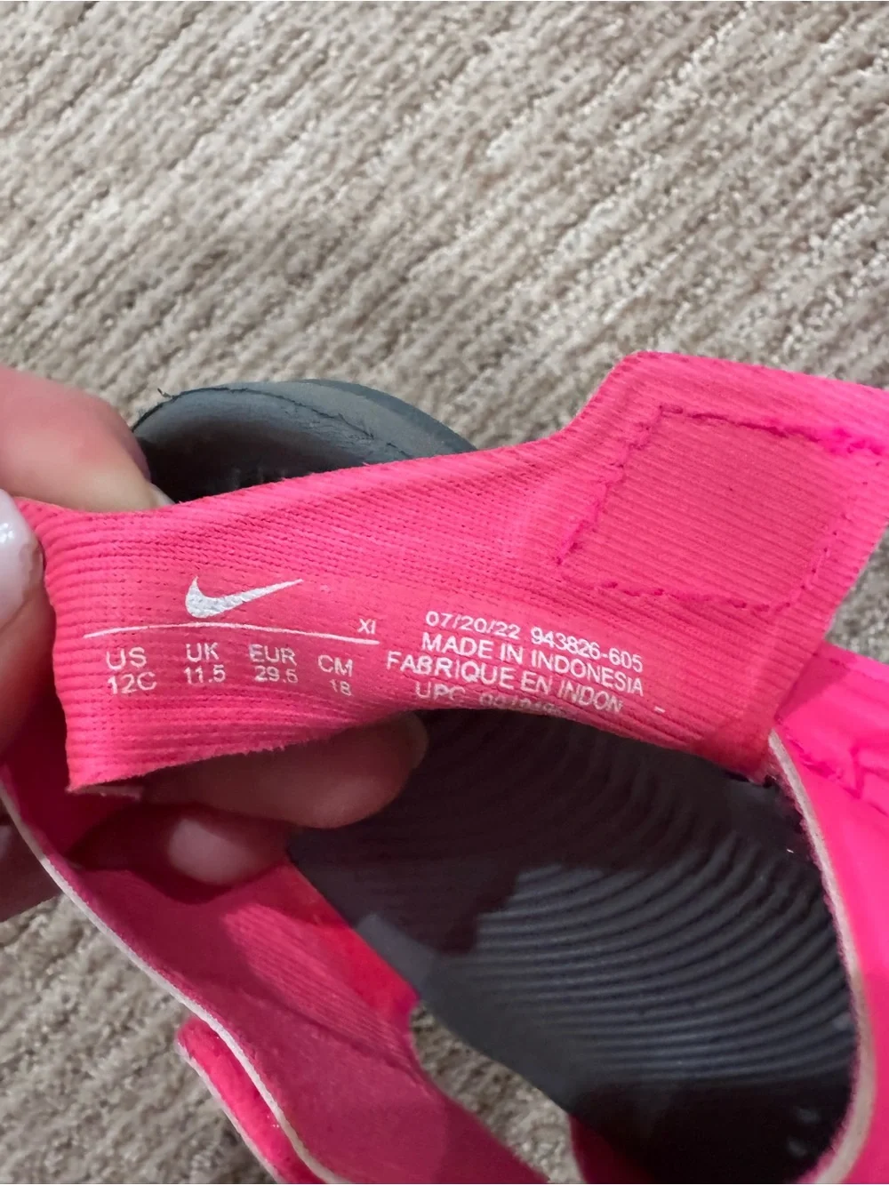 Nike lightweight footbed breathable