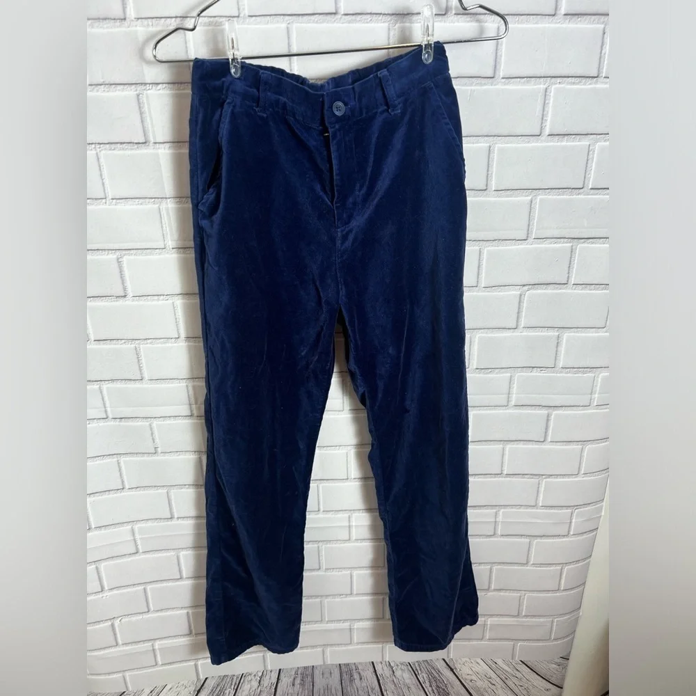 GYMBOREE girls velvet blue straight jeans /size 12