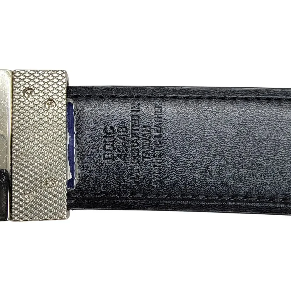 Tommy Hilfiger Mens Reversible Belt Brown Black Size 46-48 Big & Tall Dress