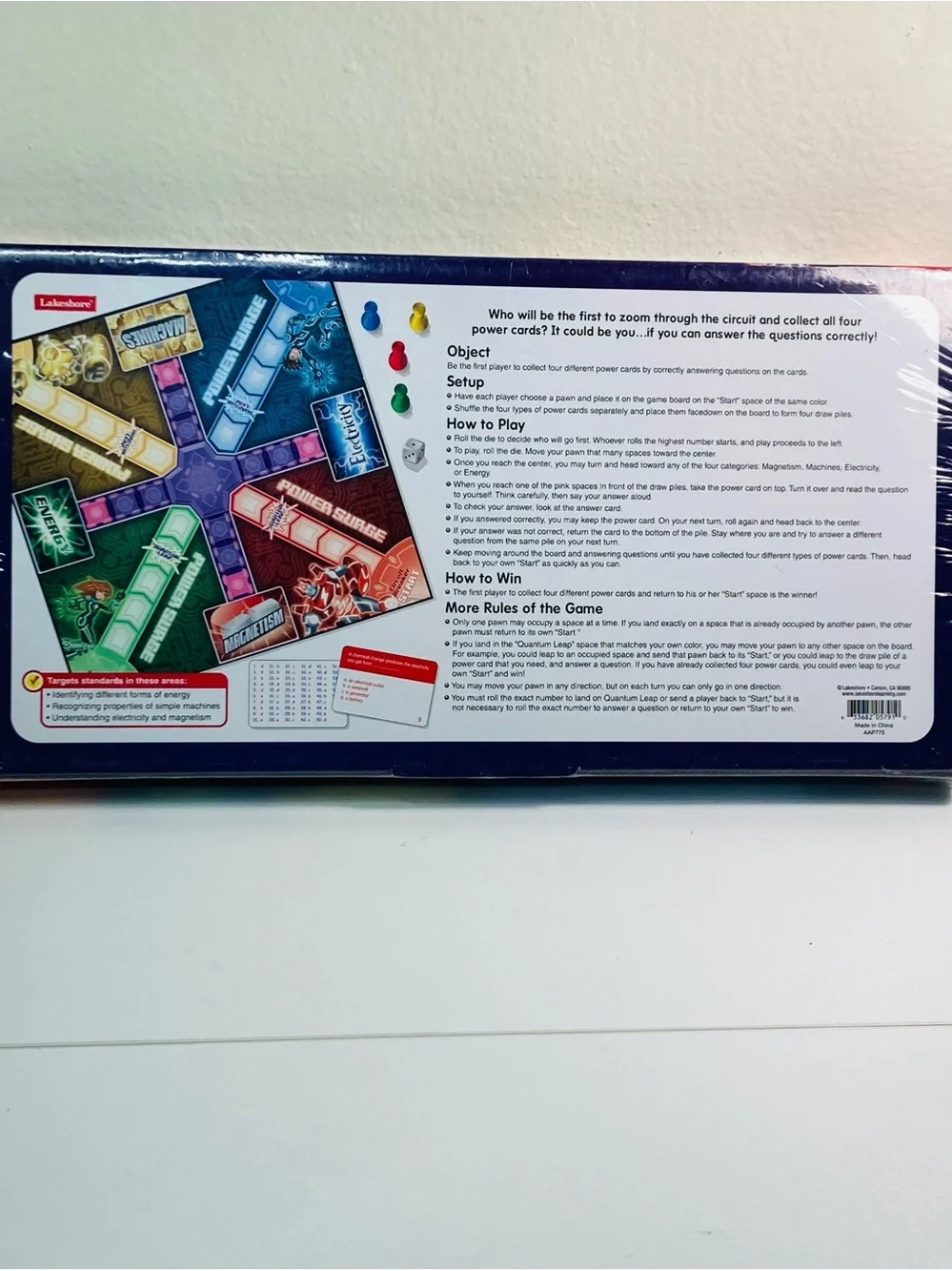 NWT Power Surge Physical Science Game by Lakeshore Ages 9+ 2-4 players