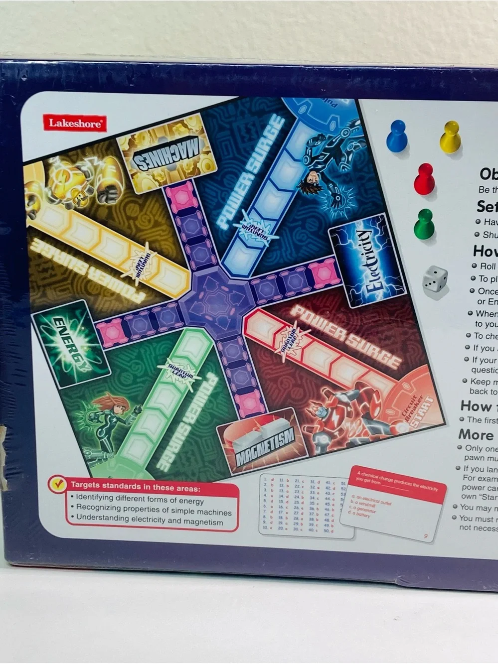 NWT Power Surge Physical Science Game by Lakeshore Ages 9+ 2-4 players