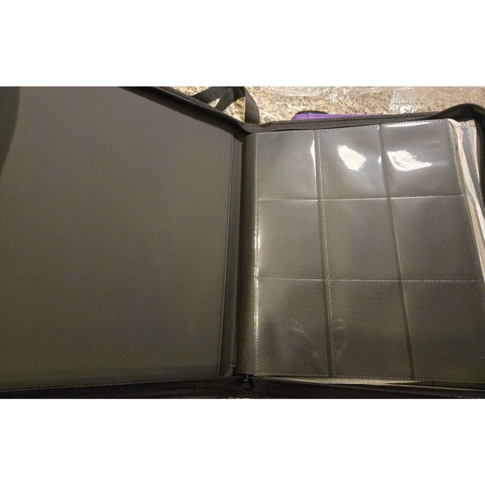 Pokemon Pikachu 9 Pocket Engraved PINK  Top Loader Binder 360 Cards New