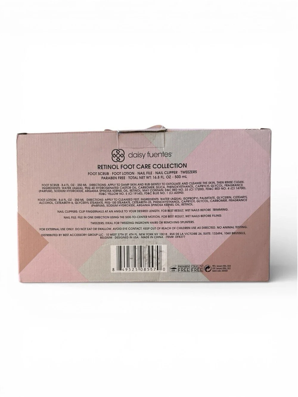 Daisy Fuentes Retinol Foot Care Collection New!
