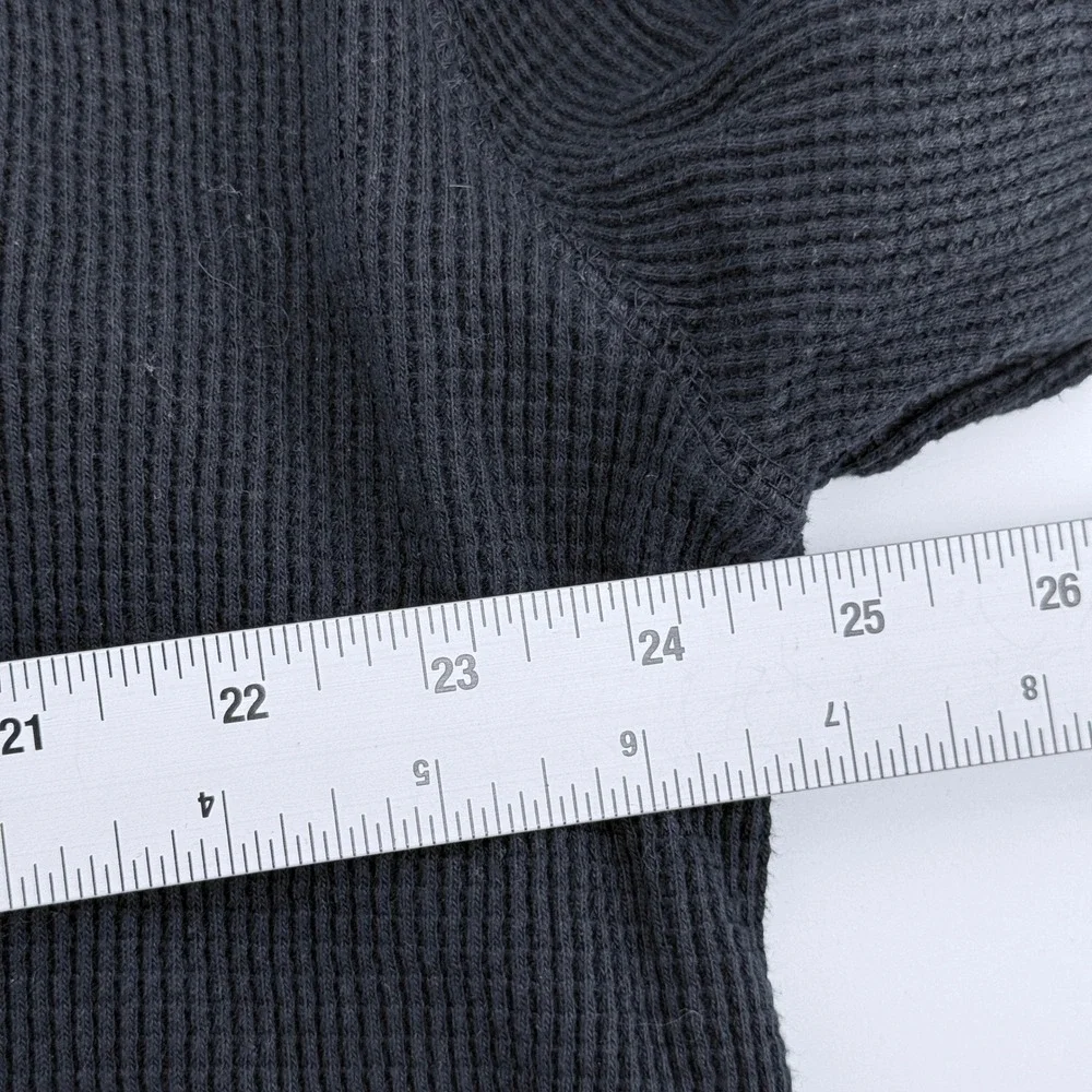 Polo Ralph Lauren Waffle Knit Thermal Long Sleeve Shirt Mens 2XLT Navy Blue