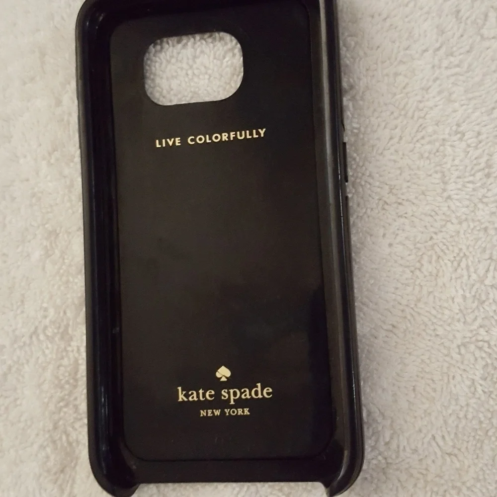 kate spade black white