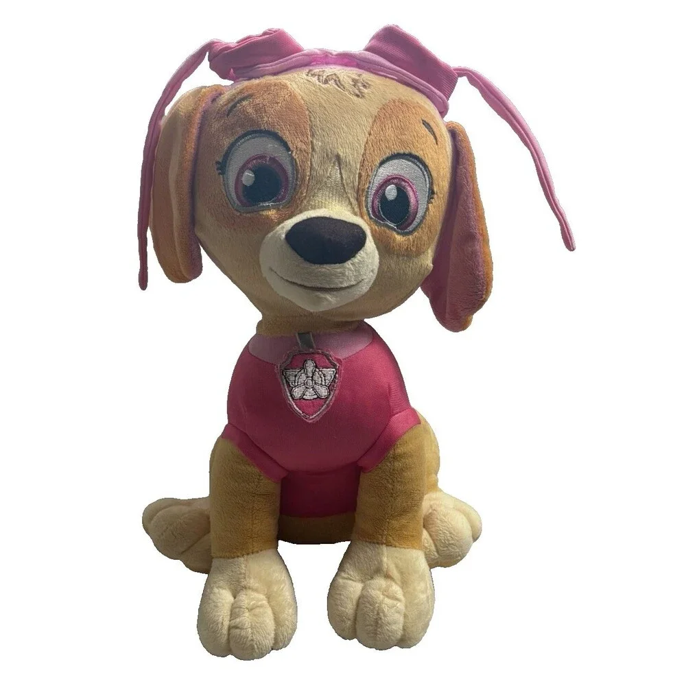 Paw Patrol Skye Plush Pup Girl Dog Pink Nickelodeon Stuffed Animal 16 In Tall