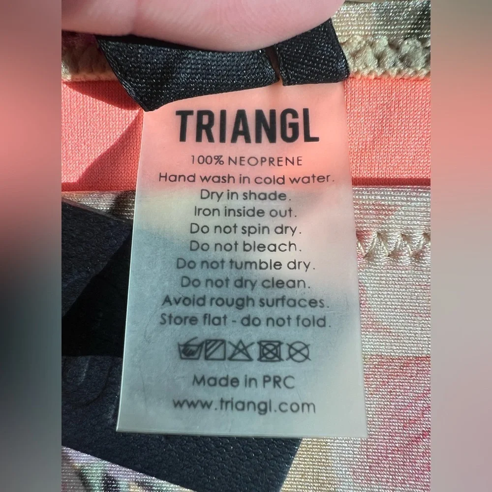 triangl swimwear size bottom beige