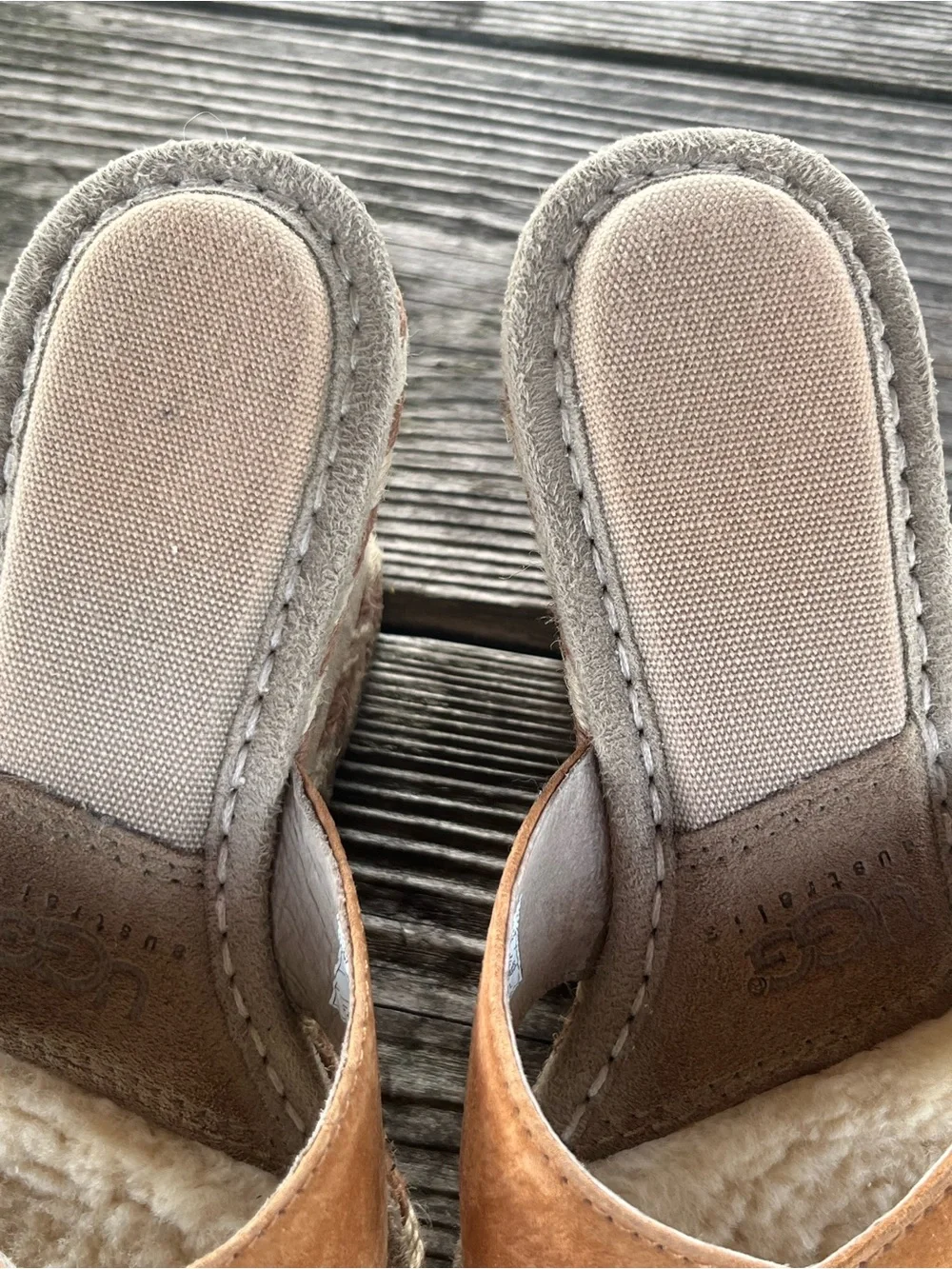 UGG chestnut suede