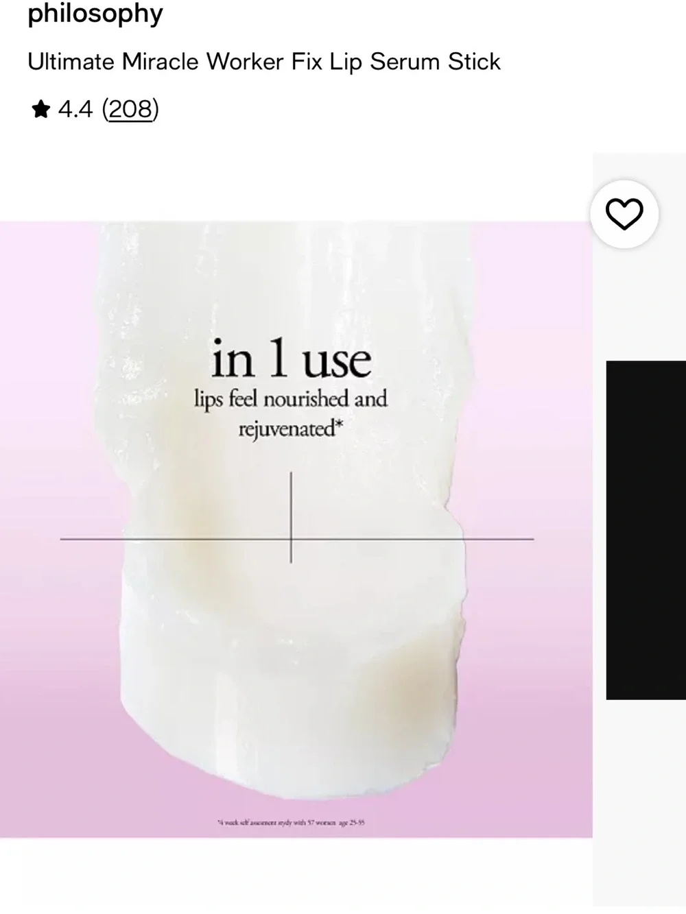 Philosophy Ultimate Miracle Worker Fix Lip Serum Stick — Light Pink