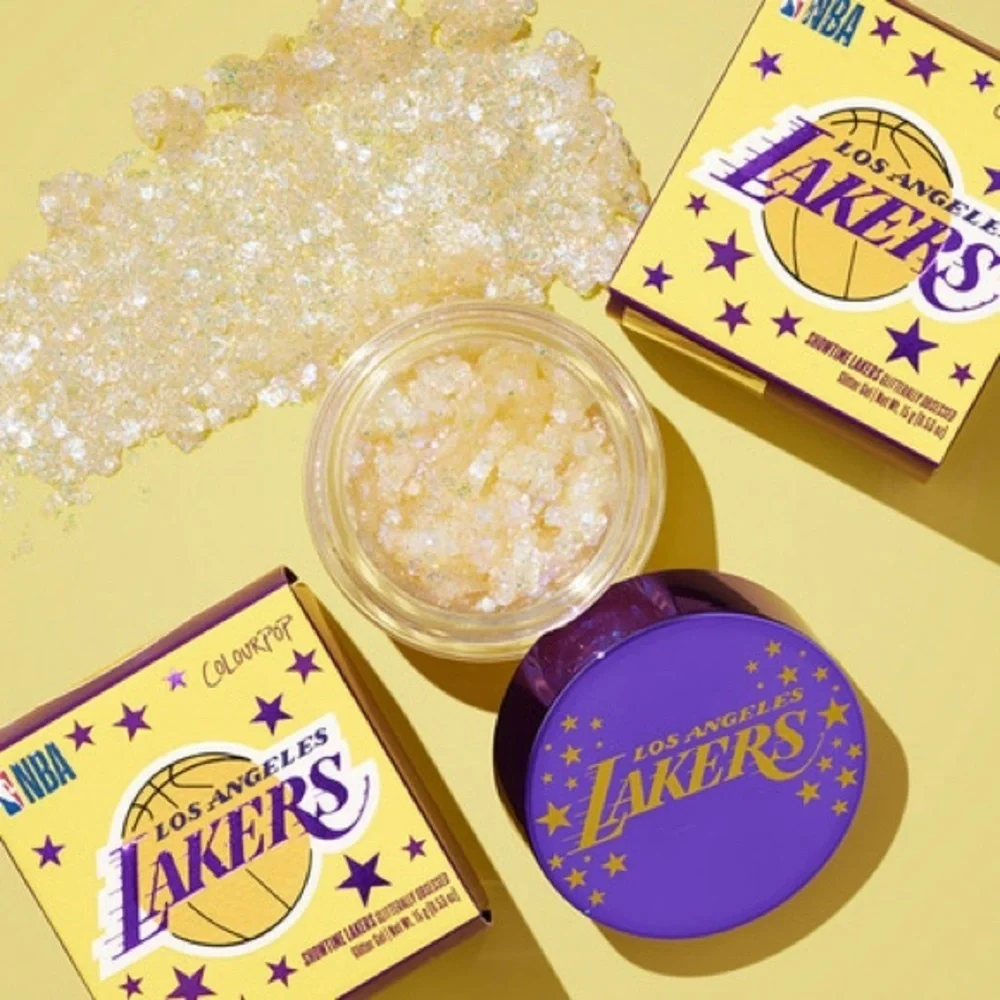 💜💛 ColourPop Los Angeles Lakers Glitterally Obsessed Glitter Gel