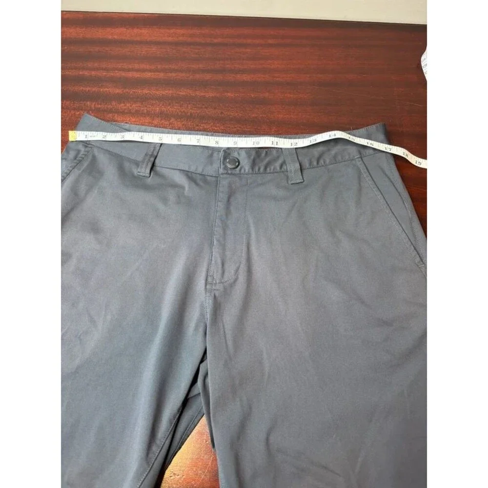 Rhone Men’s 32 Gray Commuter Performance Golf Shorts Stretch Chino Tech