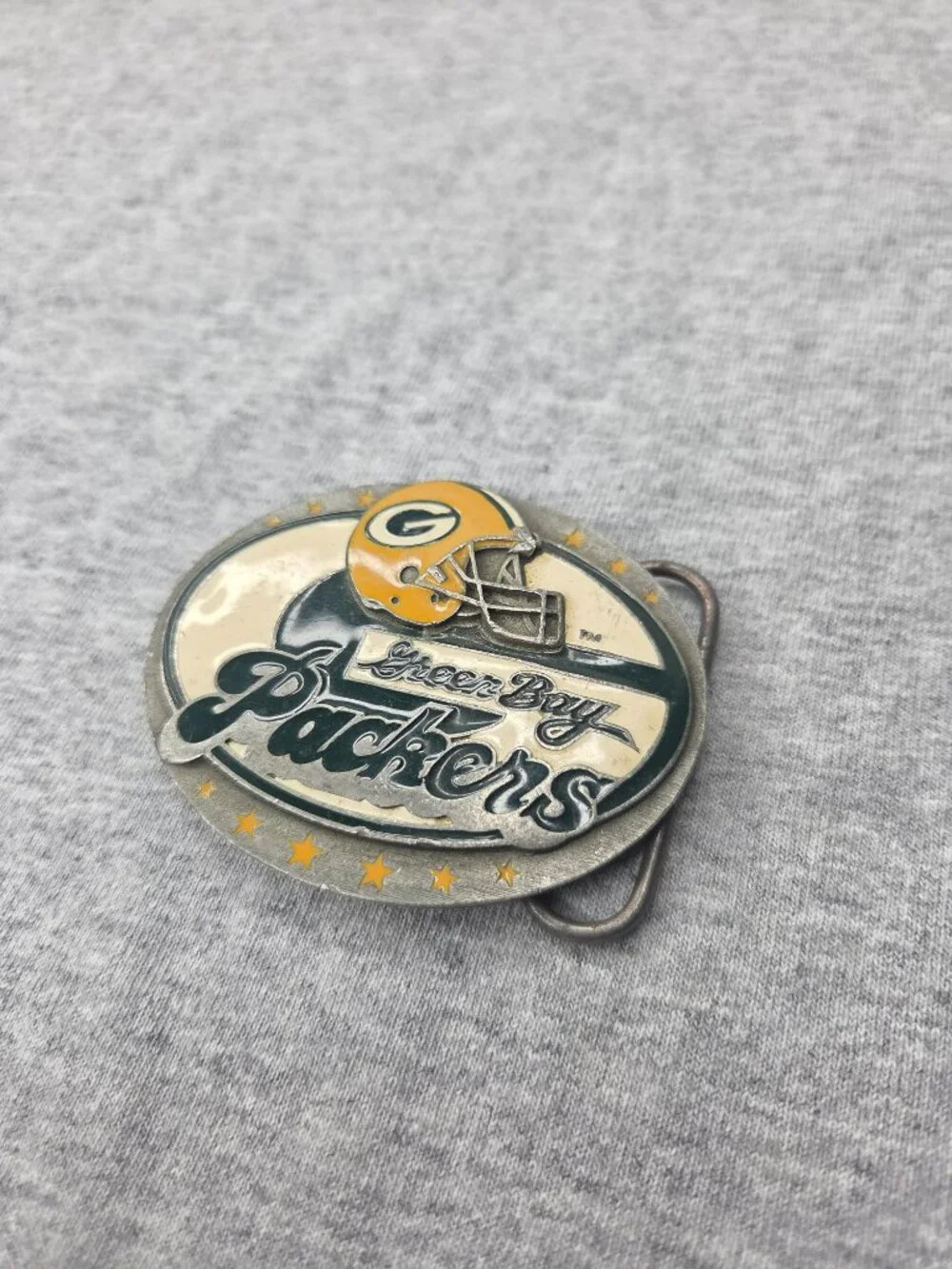 Rare 1997 Siskiyou Green Bay Packers Limited Edition Pewter Belt Buckle NFL USA