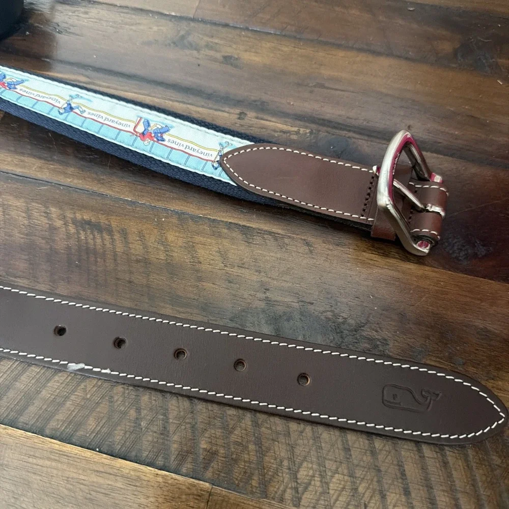 Vineyard Vines leather looking hole
