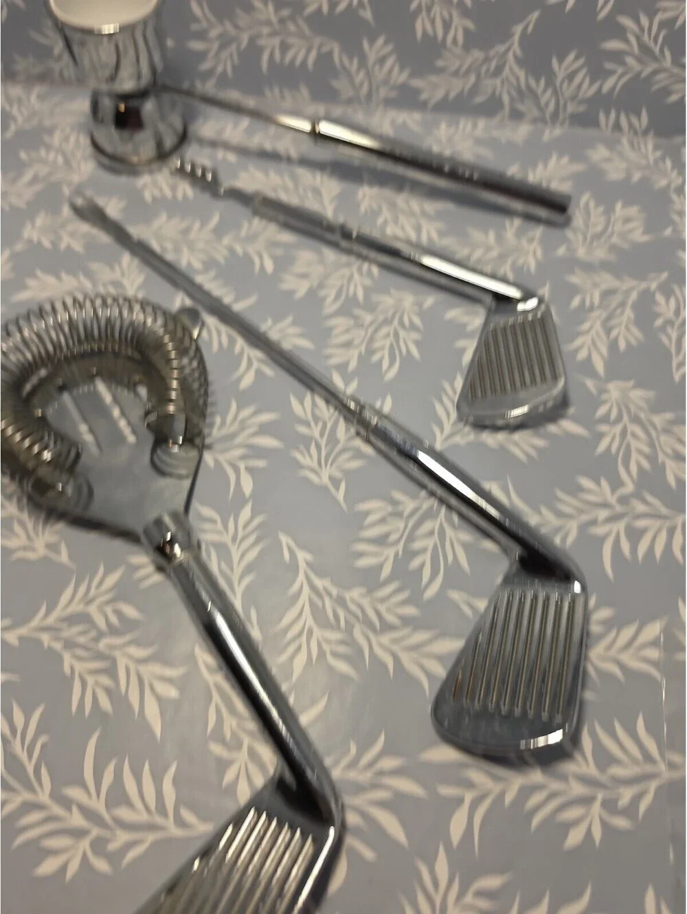 6pc. Vintage Novelty Golf Club Putter Tools Set Bar Accessories Man Cave Drinks